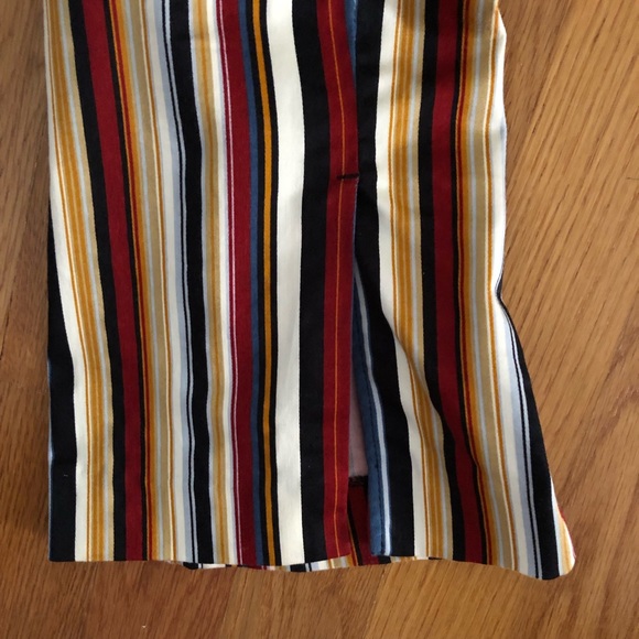 Willi Smith cropped striped pant. Size 8 - Picture 4 of 6
